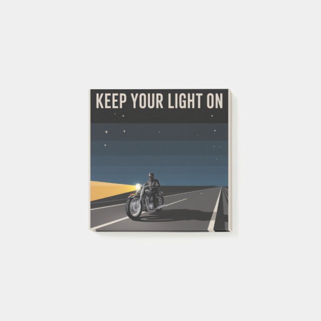Keep Your Light On Post-it Notes (Front)