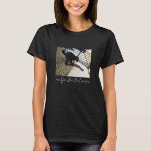 Keep Your  On Covington Dog Mascot Skater T-Shirt