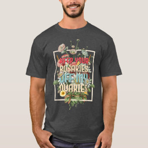Keep Your Rosaries Off My Ovaries Feminist Womens  T-Shirt