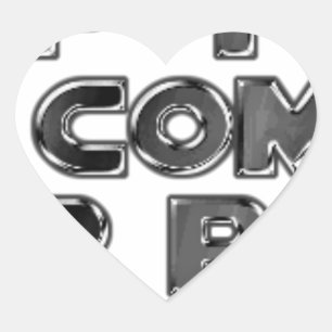 Keep your stupid comments heart sticker