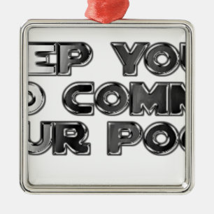 Keep your stupid comments metal tree decoration