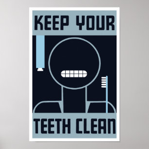 Keep Your Teeth Clean -- WPA Poster