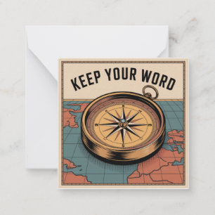 Keep Your Word Card