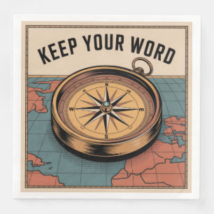 Keep Your Word Napkin
