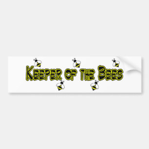 keeper bees bumper bumper sticker