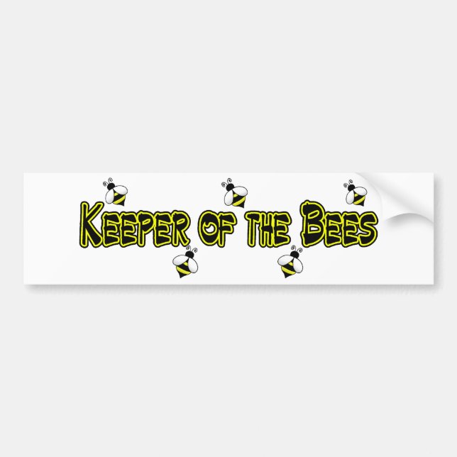 keeper bees bumper sticker (Front)