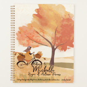 Keeper of Autumn Dreams, Romantic Poetic Fall Planner