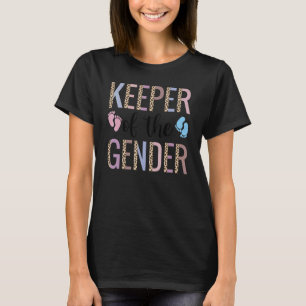 Keeper Of Gender Reveal Party Baby Announcement Le T-Shirt