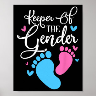 Keeper Of Gender Reveal Party By  Poster