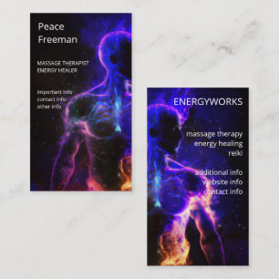 Keeper of Light   Energy Figure Business Card