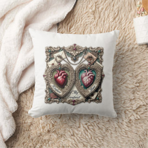 Keeper of My Deepest Love t-shirt with ornate Cushion