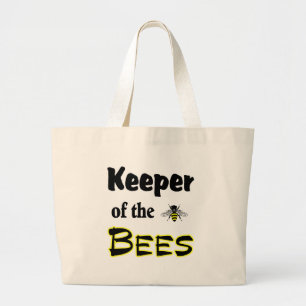 keeper of the bees large tote bag