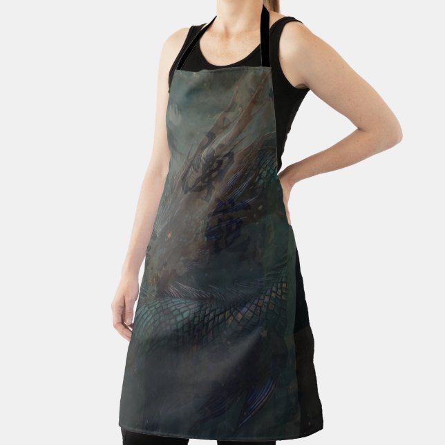 "Keeper Of The Dragon Scroll"  Apron (Insitu)