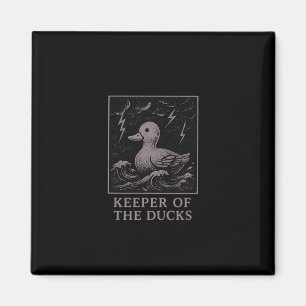 Keeper Of The Ducks Mystical Guardian Storm Rising Magnet