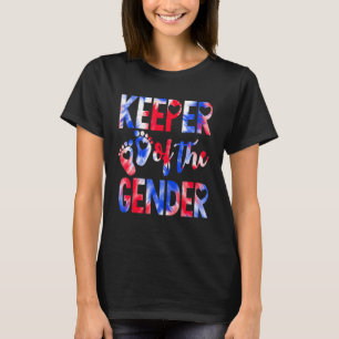 Keeper Of The Gender 4th Of July Baby Gender Revea T-Shirt