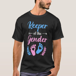Keeper Of The Gender Baby Shower Party T-Shirt