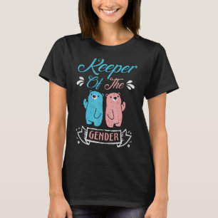 Keeper of the Gender Bears in blue and pink party T-Shirt