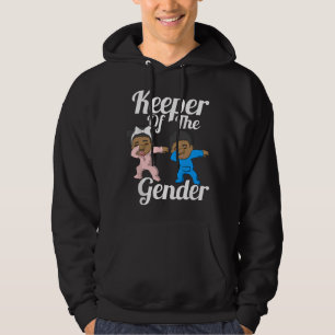 Keeper Of The Gender Black Baby Gender Reveal Part Hoodie