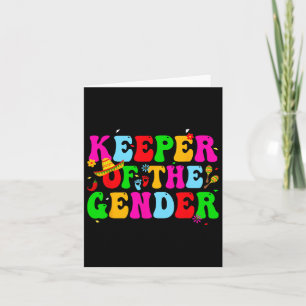 Keeper Of The Gender Cinco De Mayo Retro Mexican B Card