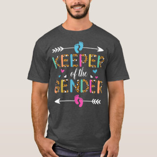 Keeper of the Gender  Cute Gender Reveal Baby Show T-Shirt