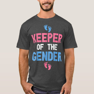 Keeper of the Gender Cute Gender Reveal Baby Show T-Shirt