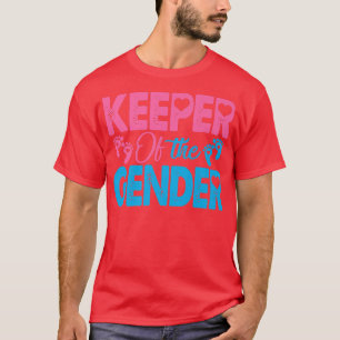 Keeper of the Gender Fun Gender Reveal Party Boy o T-Shirt