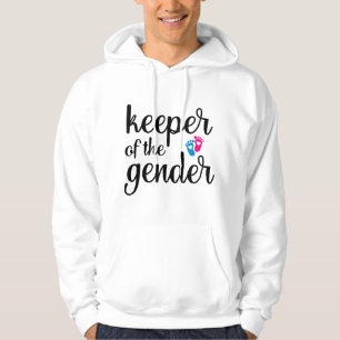 keeper of the gender - Gender Reveal Party Idea Hoodie