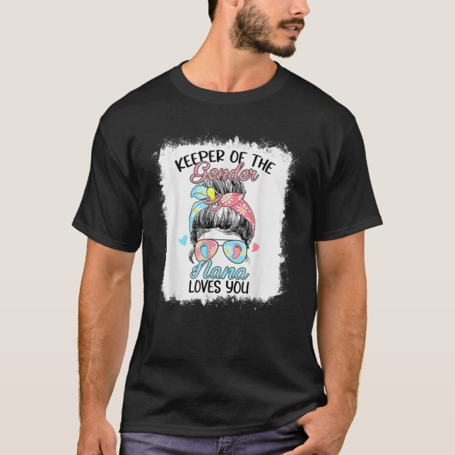Keeper Of The Gender Nân Loves You Funny LGBT Day T-Shirt (Front)