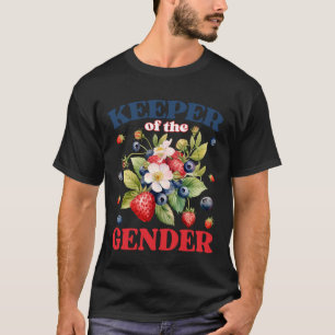 Keeper of The Gender Reveal Baby Berry Sweet Pink T-Shirt