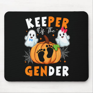 Keeper Of The Gender Reveal Baby Funny Ghost Pumpk Mouse Pad