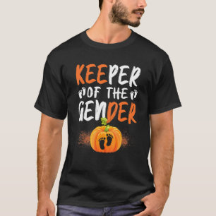 Keeper Of The Gender Reveal Baby Halloween Party T-Shirt