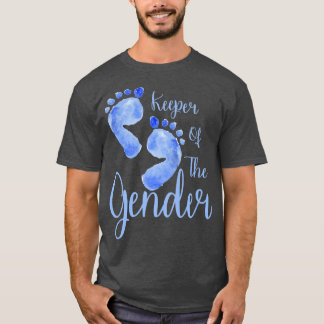 Keeper Of The Gender Reveal Baby Party  T-Shirt