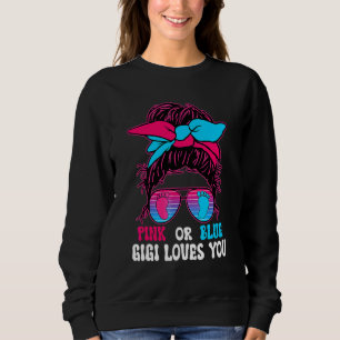 Keeper of the Gender Reveal Baby Pink or Blue Gigi Sweatshirt