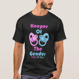 Keeper of The Gender Reveal Party Funny Baby Annou T-Shirt