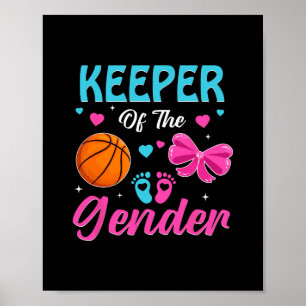 Keeper Of The Gender Sketll Gender Reveal Party  Poster