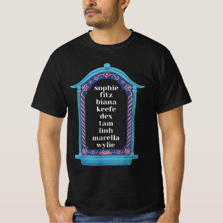 " Keeper of the Lost Cities Kids Characters Names" T-Shirt