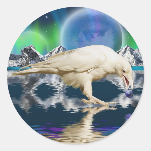 KEEPER OF WORLDS Series Classic Round Sticker (Front)