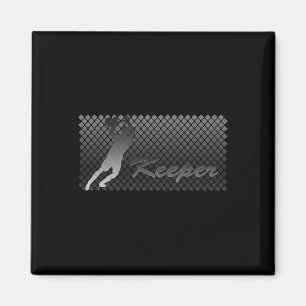 Keeper Soccer Goalie Goalkeeper Net Design Magnet