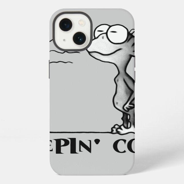 Keepin' Cool Monkey iPhone Case (Back)