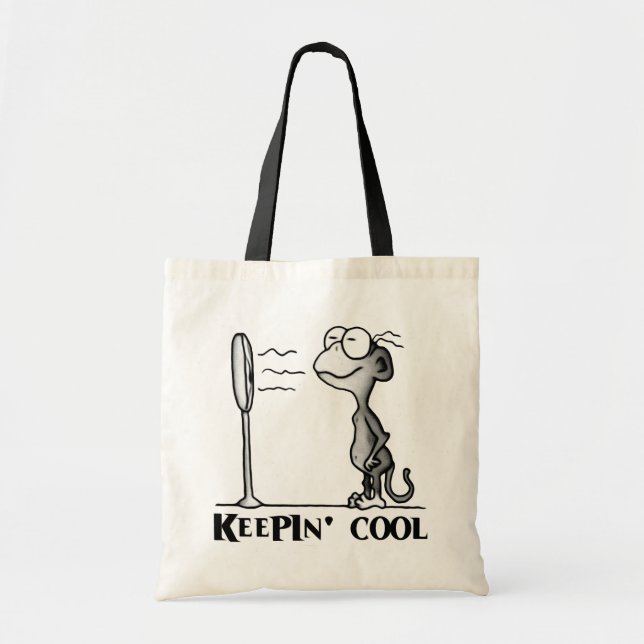 Keepin' Cool Monkey Tote Bag (Front)