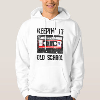 Keepin It Old School 80s and 90s Hip Hop Hoodie
