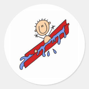 Keeping Cool On The Water Slide Sticker