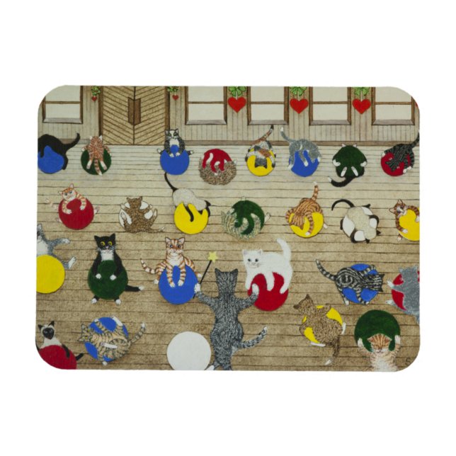 Keeping fit magnet (Horizontal)