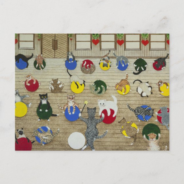 Keeping fit postcard (Front)