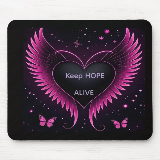 Keeping Hope Alive Mouse Pad (Front)