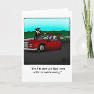 Keeping In Touch Humour Greeting Card