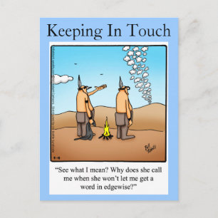 Keeping In Touch Postcard "Spectickles"