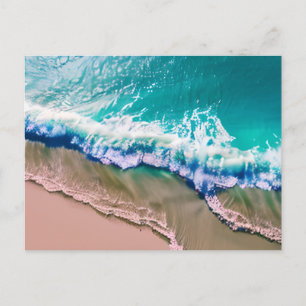 Keeping in Touch   Turquoise Waves Postcard
