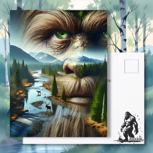 Keeping in Touch with Sasquatch  Postcard
