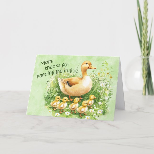 Keeping me in line. card (Front)